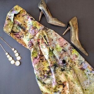 Anthropologie Multicolor Midi Dress